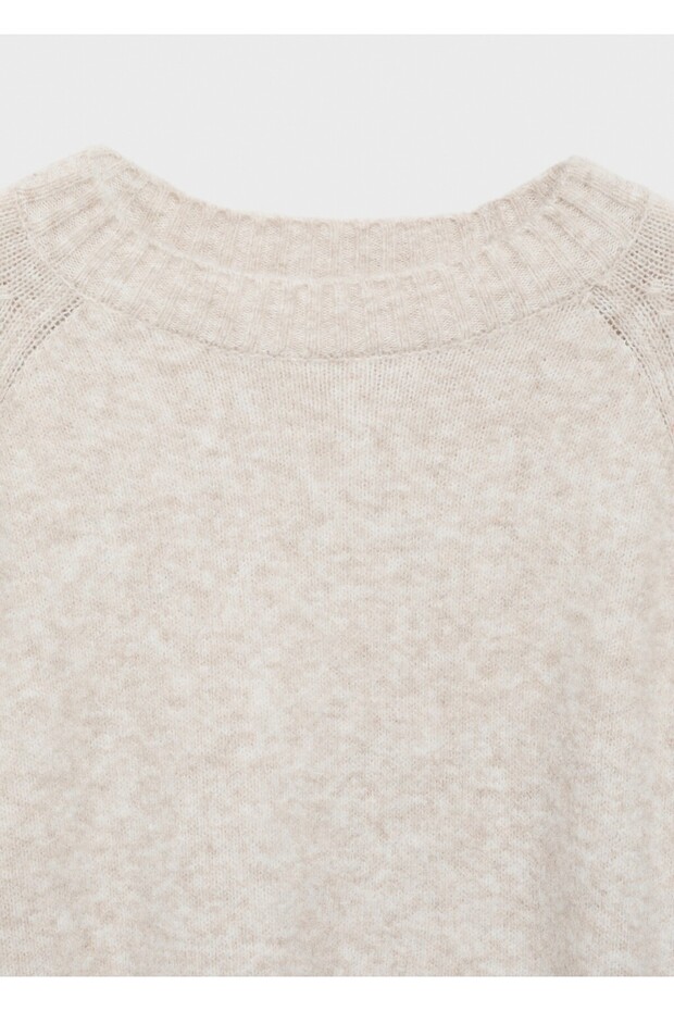 Yuvarlak yaka triko kazak - 7