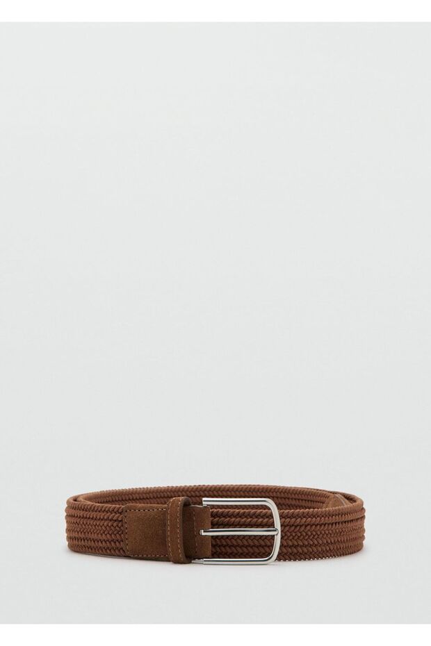 Örgü desenli elastik kemer - 2