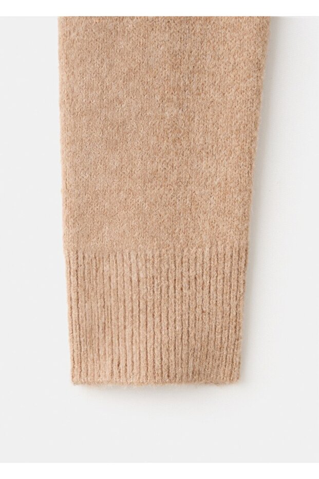 Triko düğmeli hırka - 5