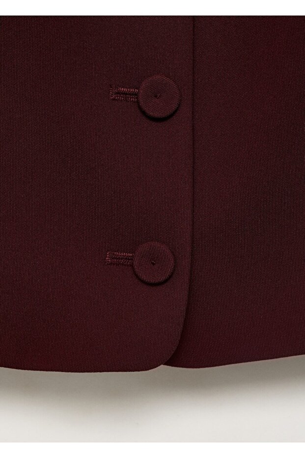 Düğmeli takım yelek - 5