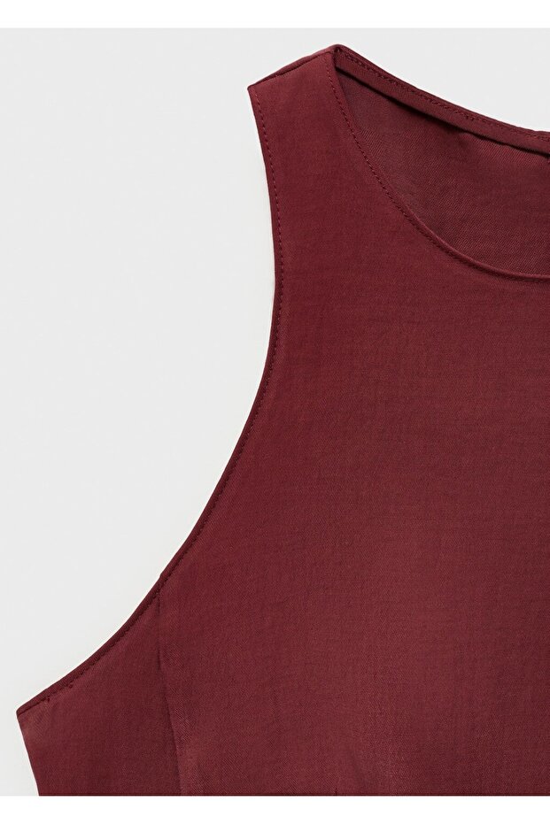 Halter Yaka Evaze Bluz - 7