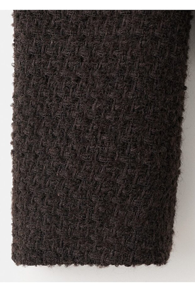 Dikişsiz tüvit ceket - 5