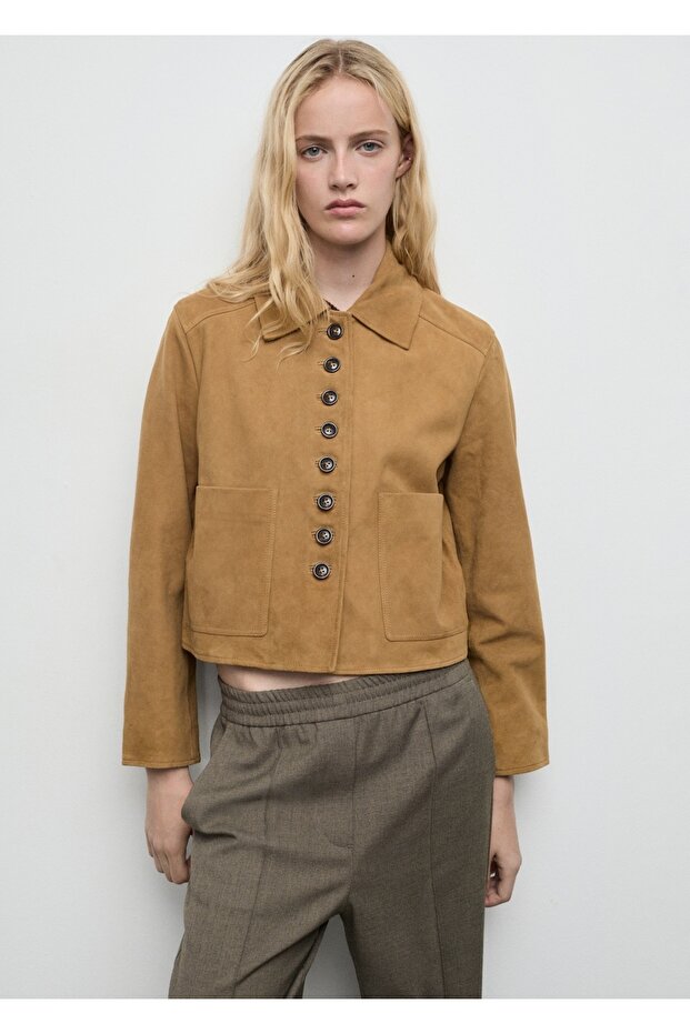 Elastik belli wideleg pantolon - 6