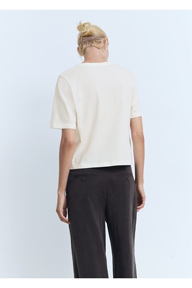 Baumwoll-T-Shirt mit Bootsmuster - 4