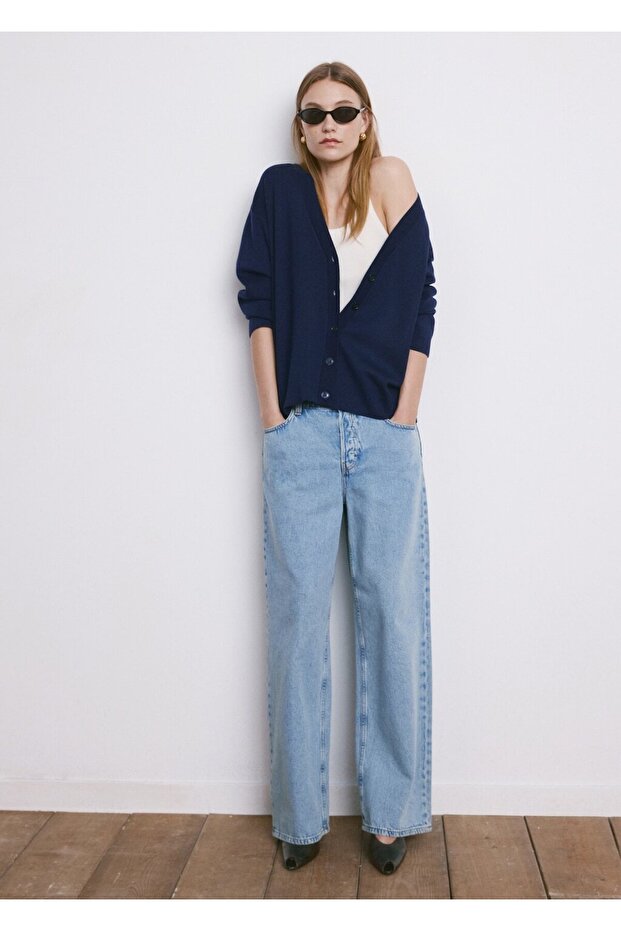 V yaka triko hırka - 2