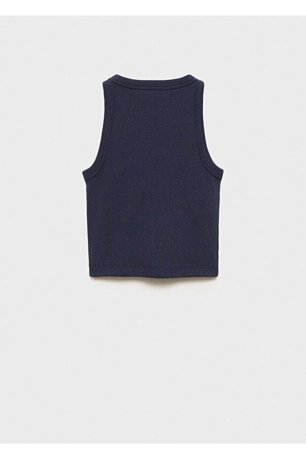 Triko cropped bluz - 4