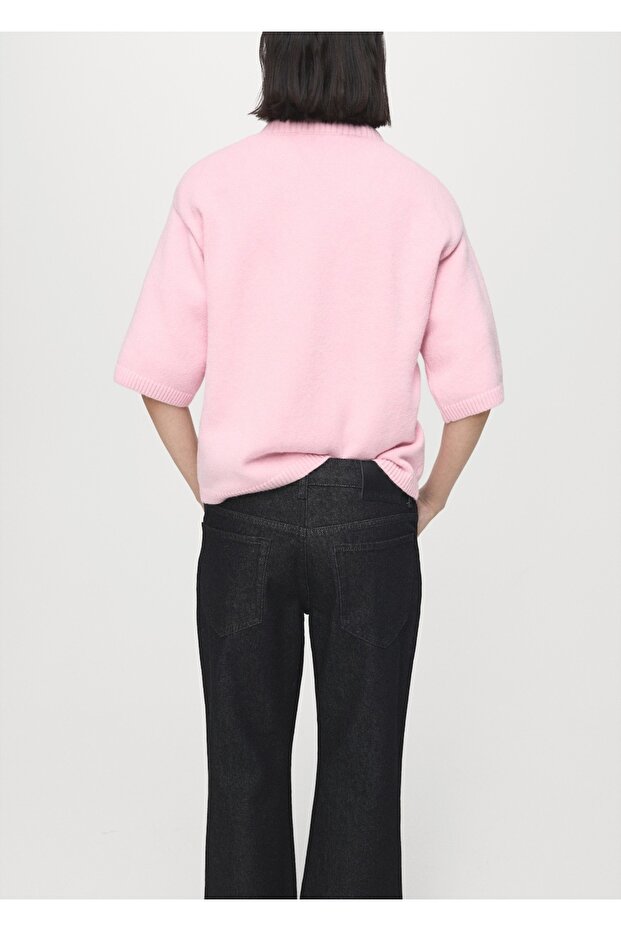 Kısa kollu triko tişört - 4