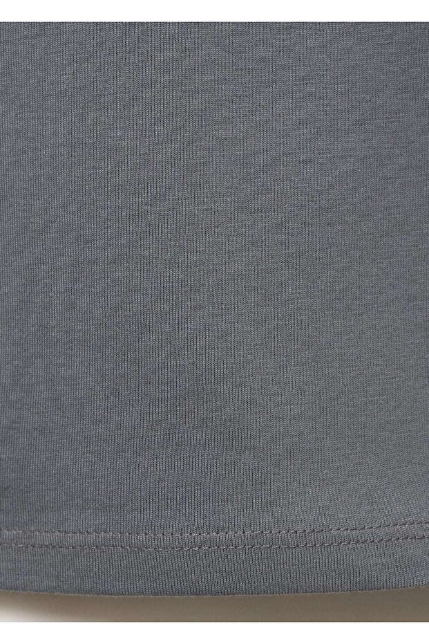 İşlemeli pamuklu tişört - 5