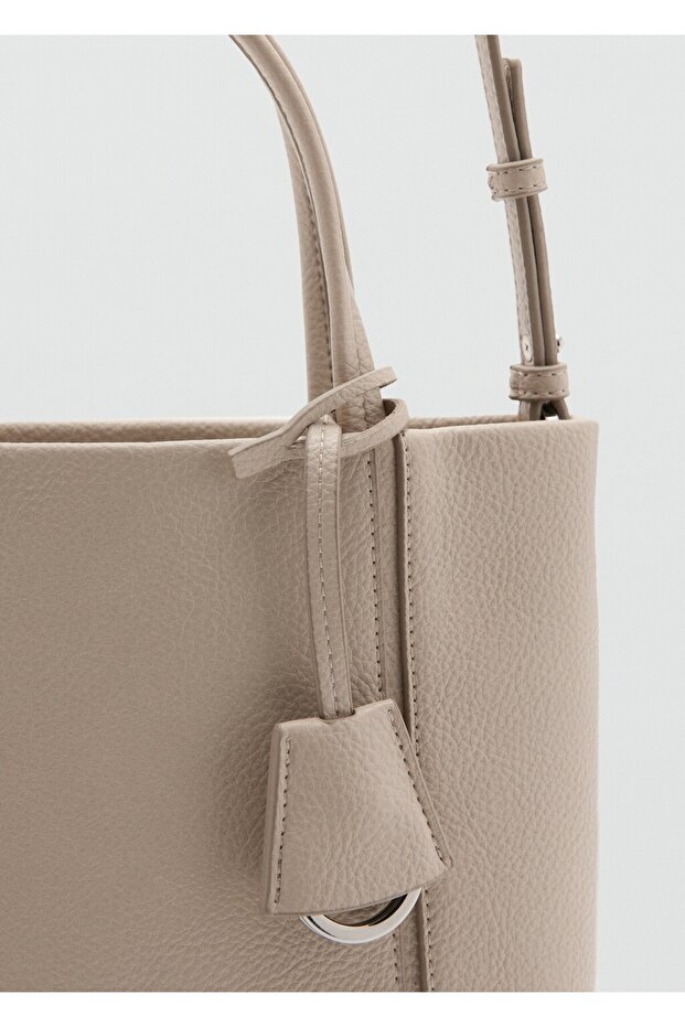Saplı mini dikdörtgen çanta - 3