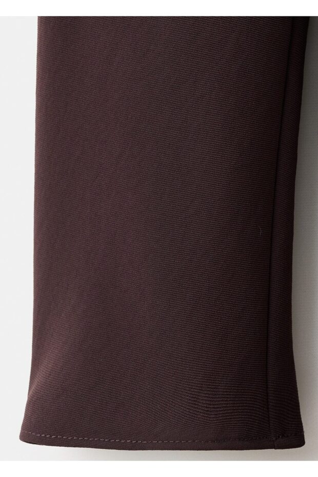 Asimetrik yaka bluz - 5