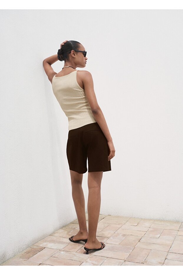 İnce fitilli örgü üst - 4