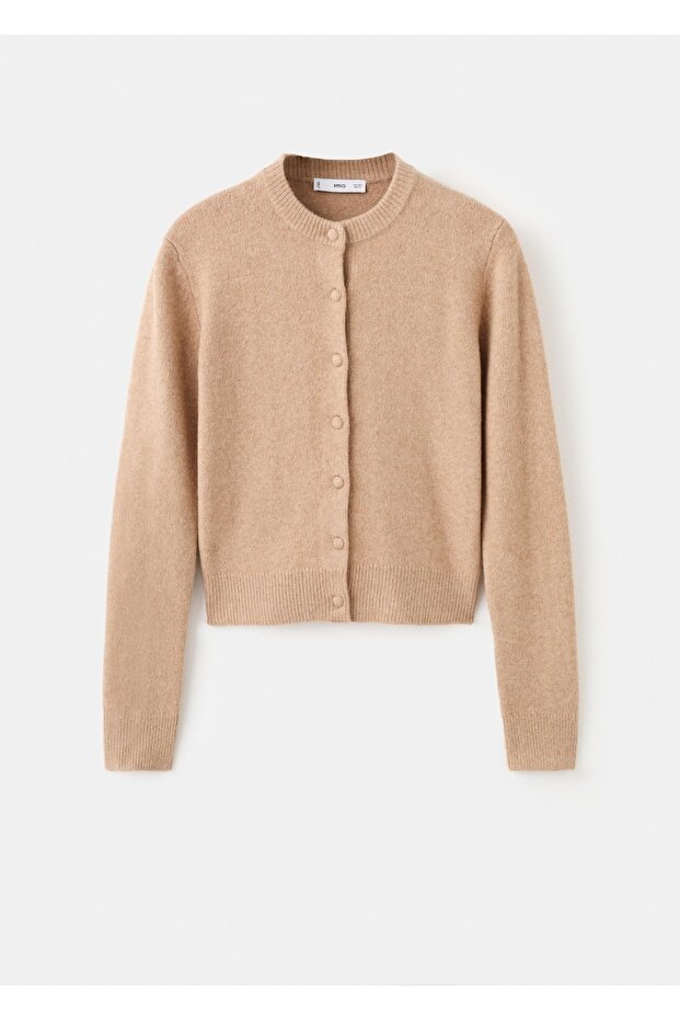 Triko düğmeli hırka - 3