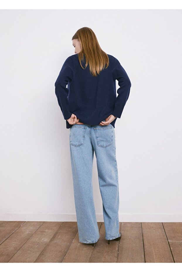 V yaka triko hırka - 4