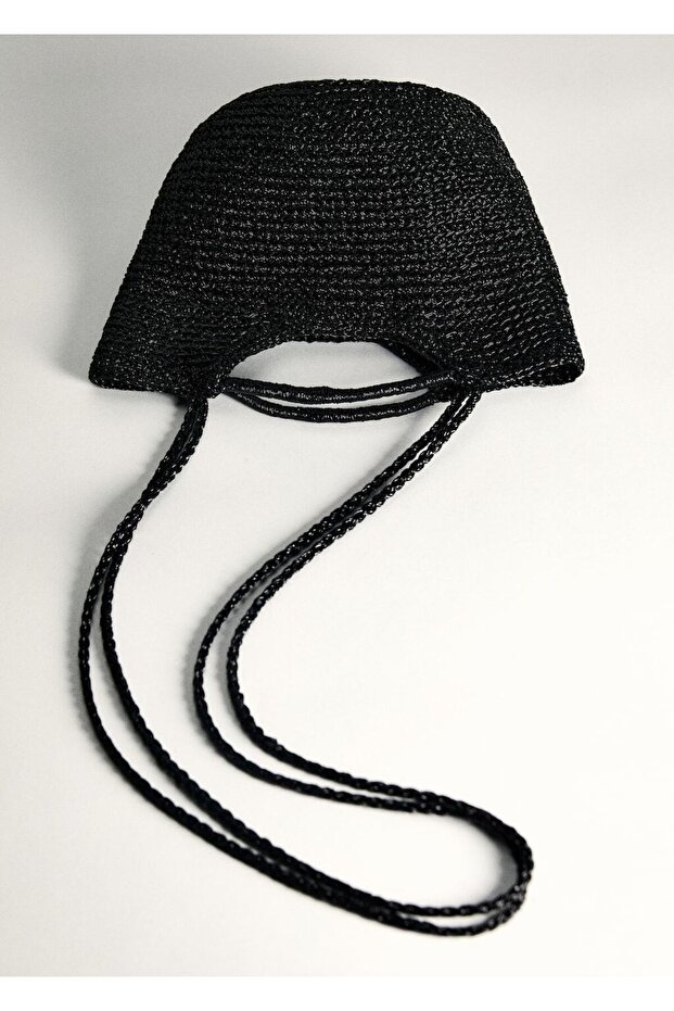 Örme mini omuz çantası - 7