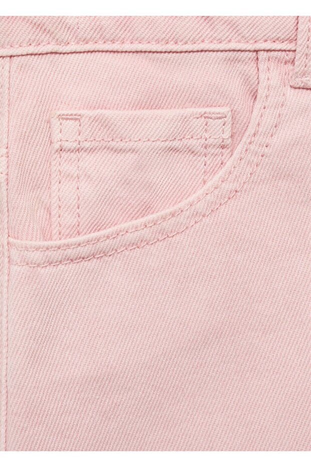 Dikişsiz denim etek - 5