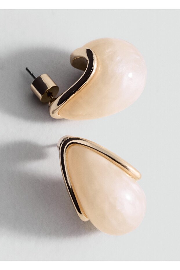 Reçine damla küpe - 1