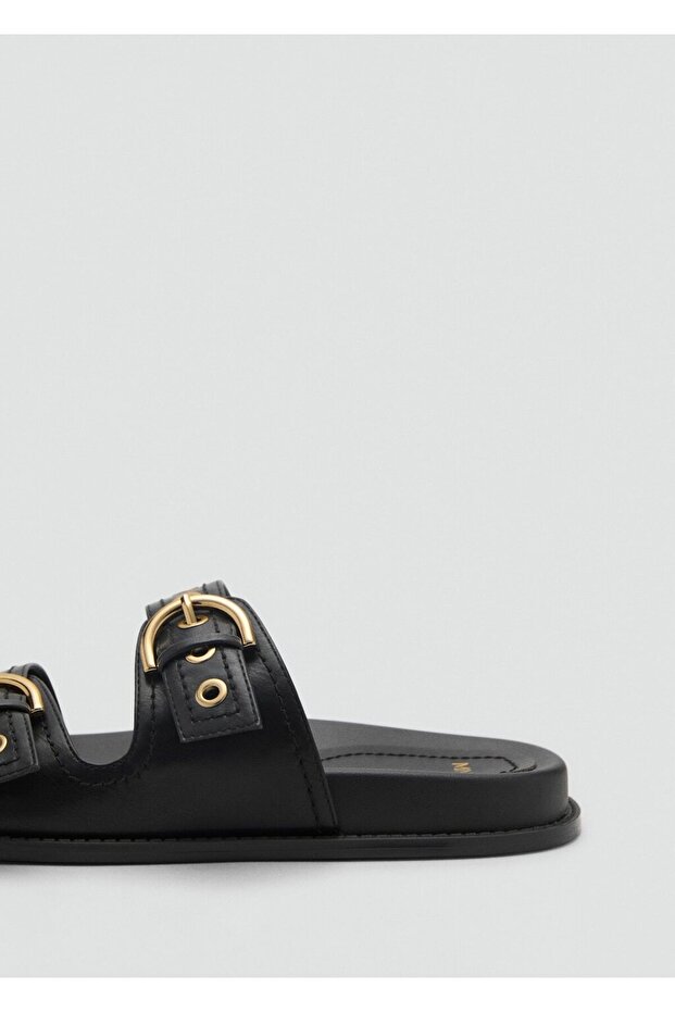 Bantlı tokalı sandalet - 4