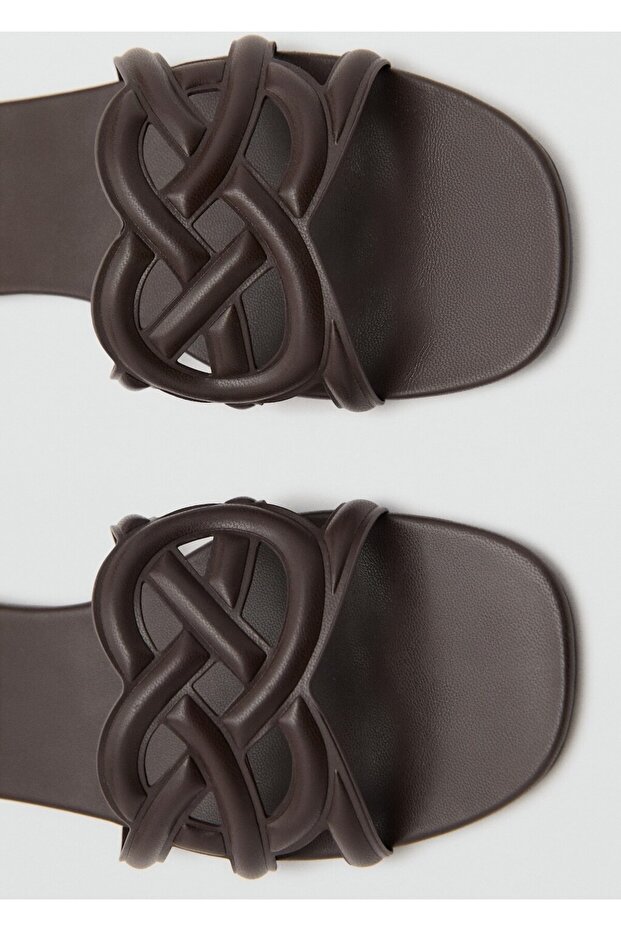 Çapraz bantlı sandalet - 5
