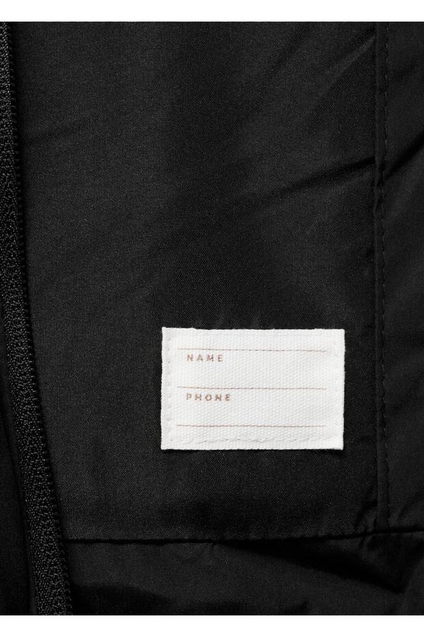 Kapüşonlu kapitone yelek - 4