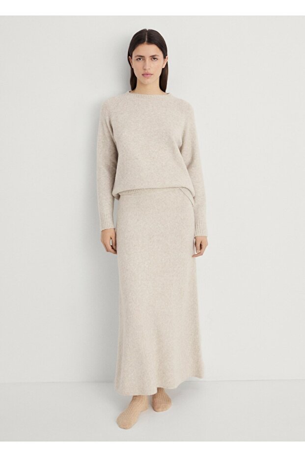 Yuvarlak yaka triko kazak - 2