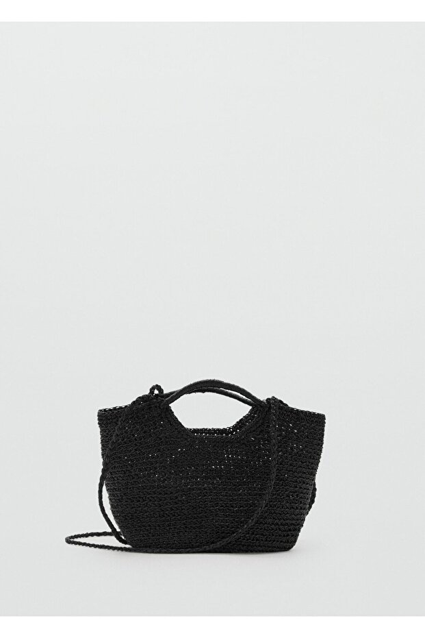 Örme mini omuz çantası - 3