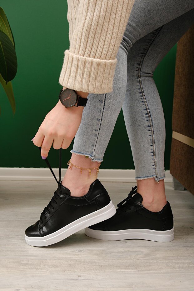 Erda Basic Bağcıklı Kadın Sneaker - 3
