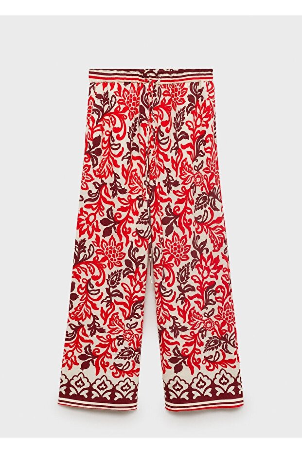 Çiçekli pantolon - 3