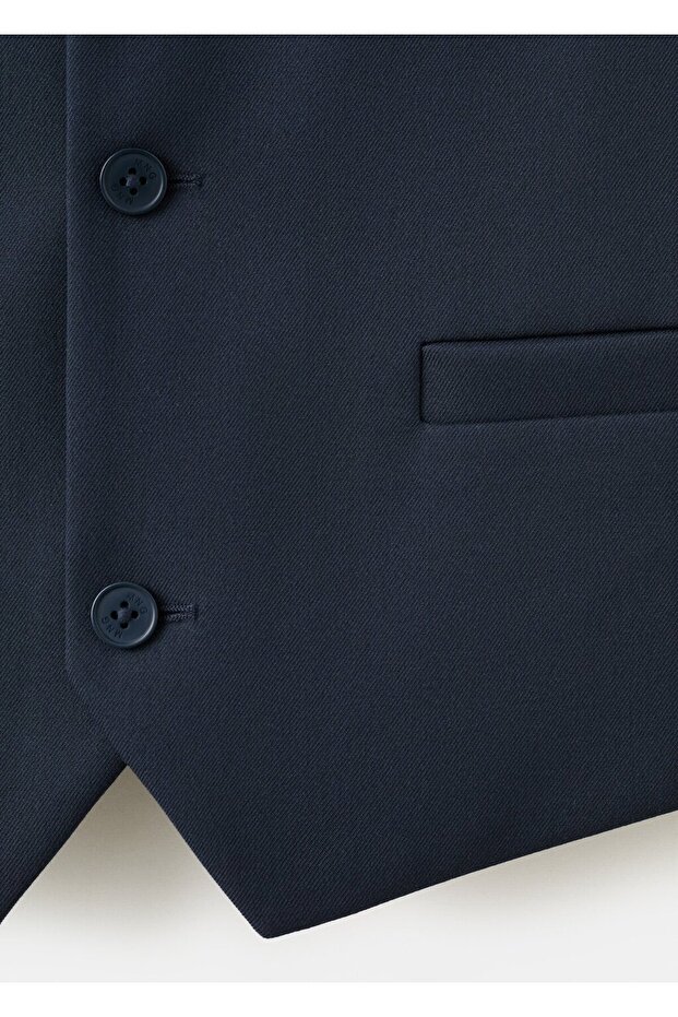 Slim fit yelek - 5