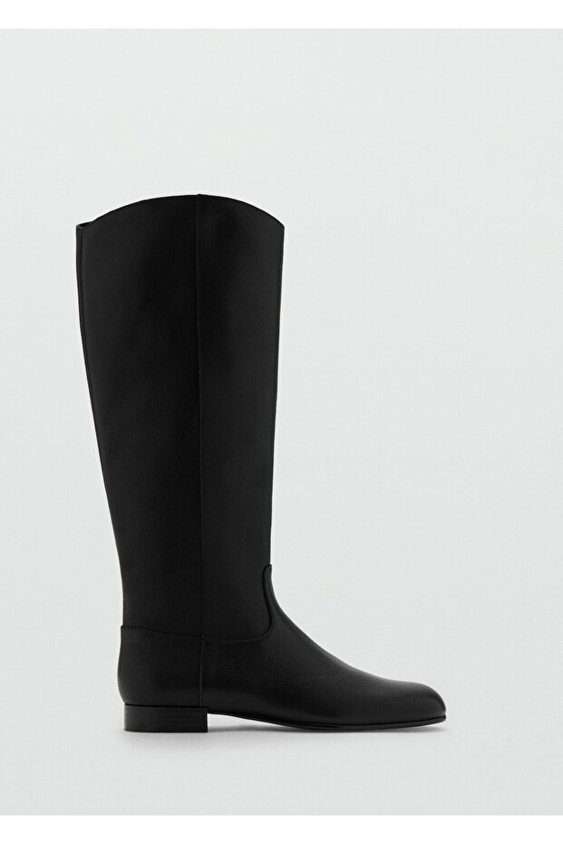 Fermuarlı deri bot - 3