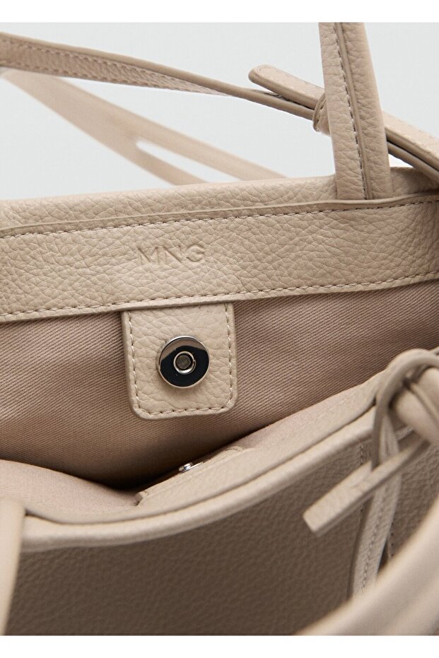 Saplı mini dikdörtgen çanta - 4