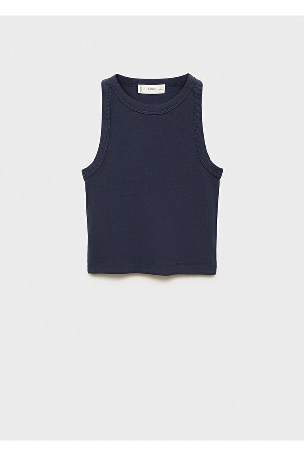 Triko cropped bluz - 3