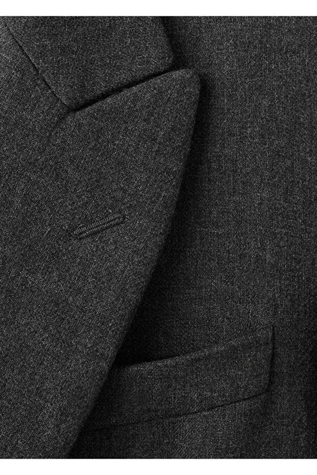 Çift düğmeli uzun palto - 7