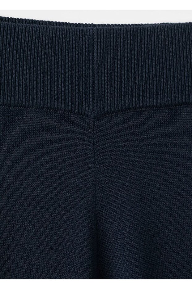 Pamuklu keten triko pantolon - 8