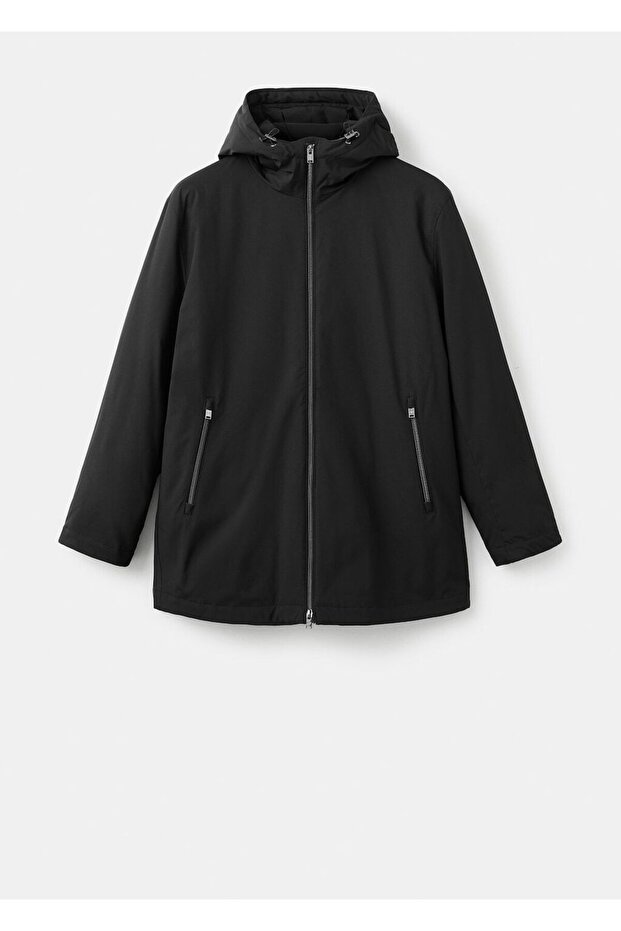 Su geçirmez kapüşonlu parka - 3