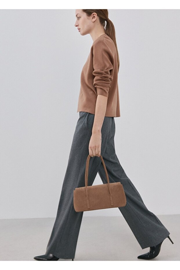 Yuvarlak yaka triko kazak - 7