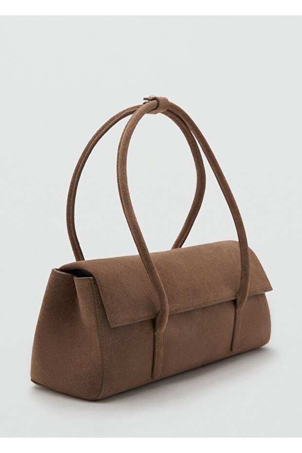 Süet omuz çantası - 1