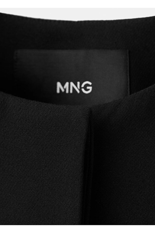 Crop blazer ceket - 7