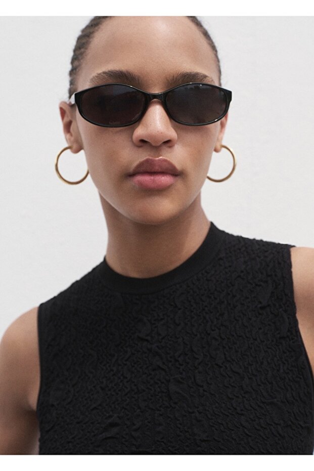 Dokuma krep bluz - 6