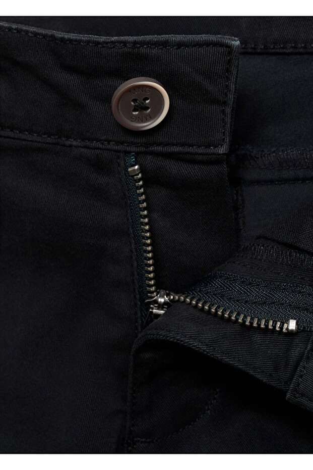 Pamuklu kargo pantolon - 6