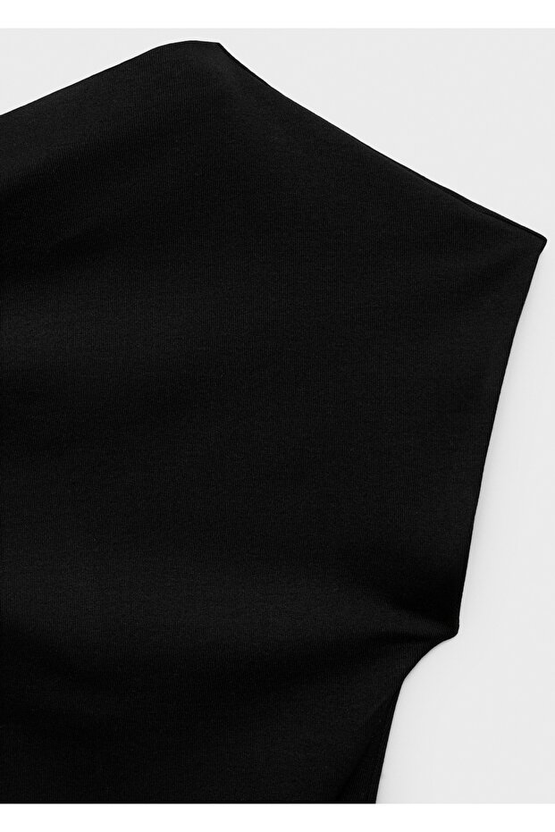 Vücuda oturan asimetrik bluz - 5