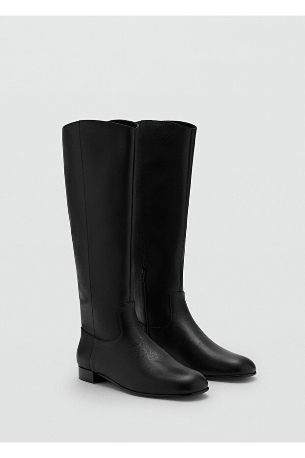 Fermuarlı deri bot - 1