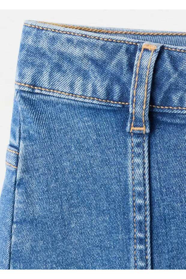 Kısa denim etek - 7