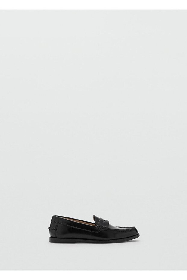 Deri görünümlü mokasen - 3