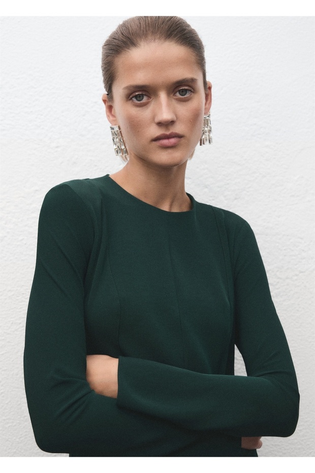 Godeli evaze elbise - 6