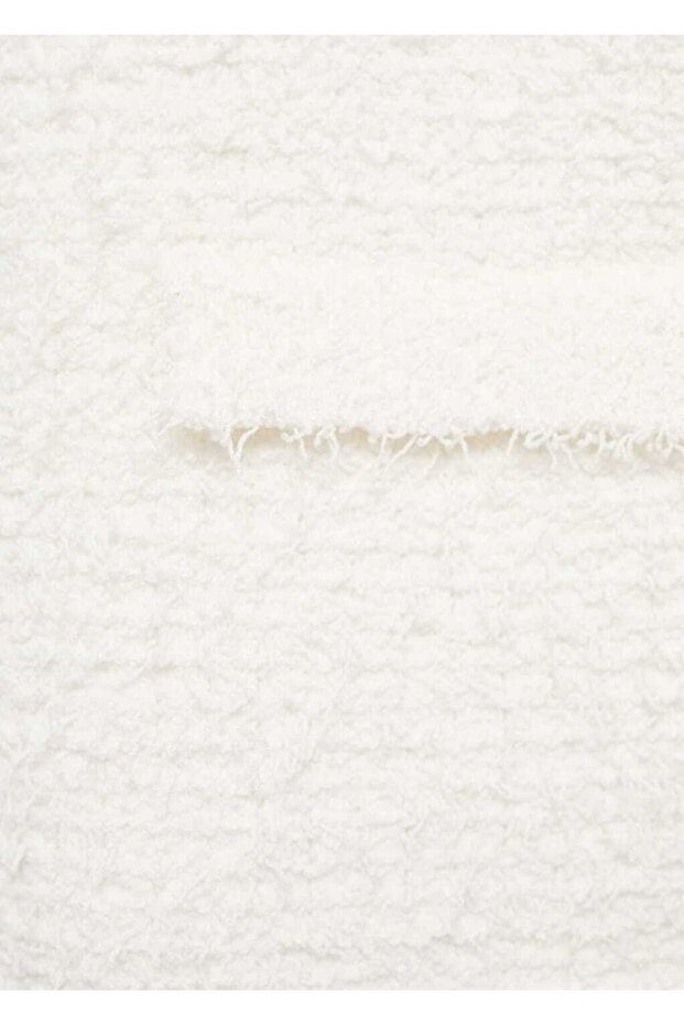 Kısa kollu bouclé ceket - 5