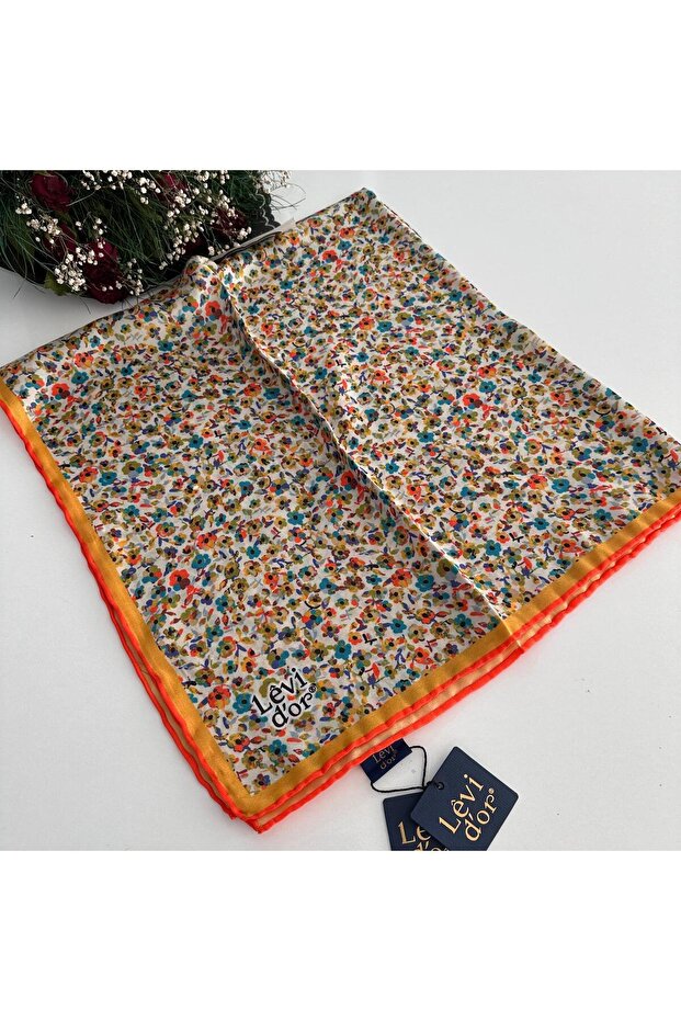 Levi'Dor Crystal Scarf New Season Legendary Flower Pattern Ltk9001