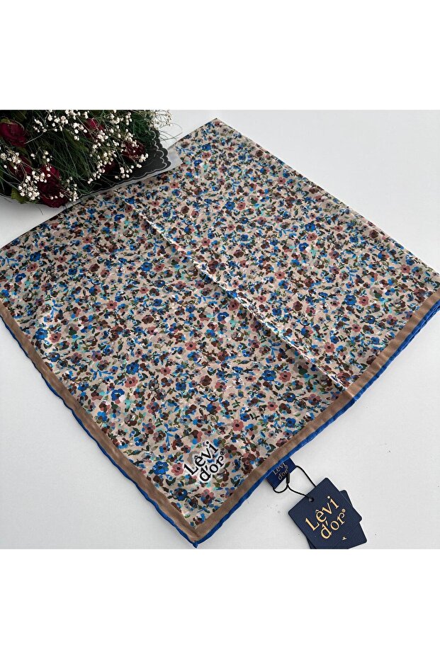 Levi'Dor Crystal Scarf New Season Legendary Flower Pattern Ltk9002