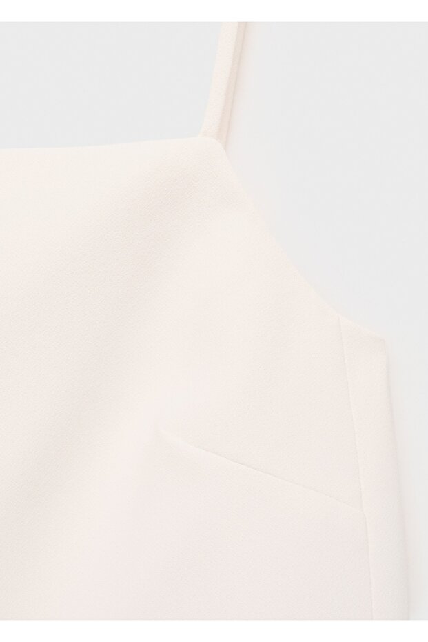 Düğmeli kısa bluz - 7