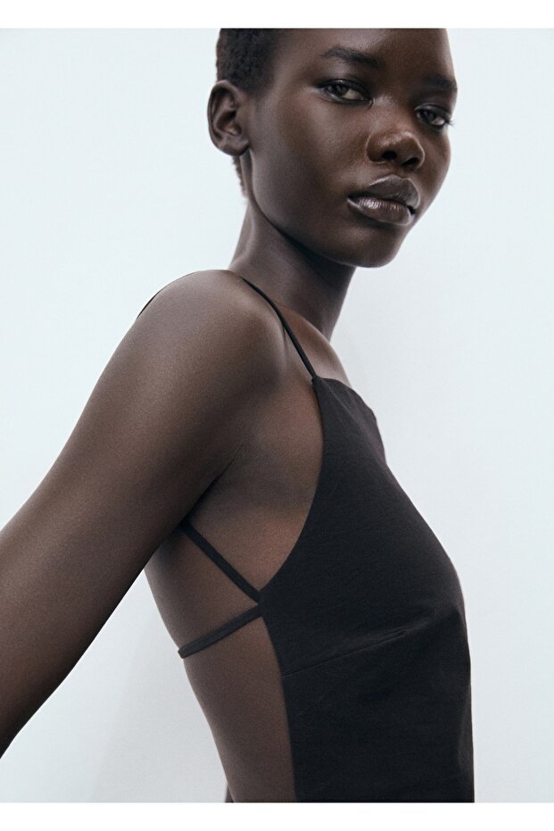 Sırtı açık bluz - 6