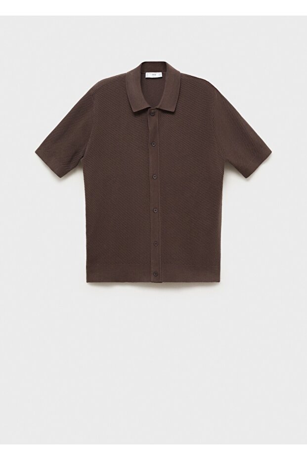 Gestricktes Hemd mit Formgebung - 3